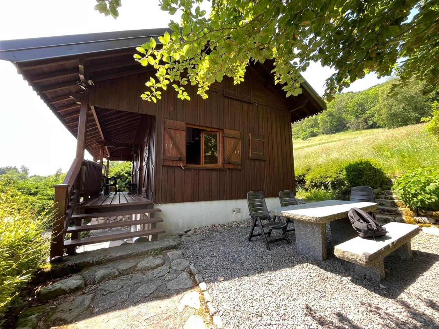 Chalet Bois Vue Panoramique : 2 Logements Et Sauna Bussang Exterior photo